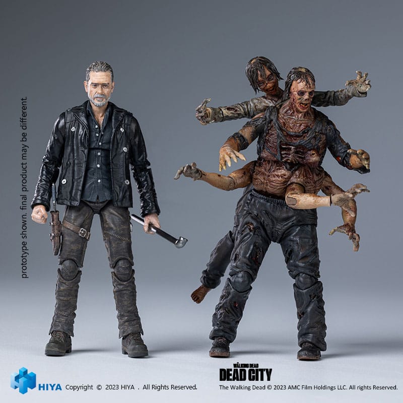 The Walking Dead Exquisite Mini Actionfigur 1/18 Dead City Negan 11 cm - Versand: 5-7 Tage nach Bestellung