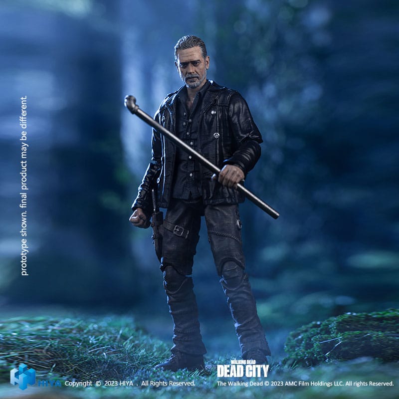 The Walking Dead Exquisite Mini Actionfigur 1/18 Dead City Negan 11 cm - Versand: 5-7 Tage nach Bestellung