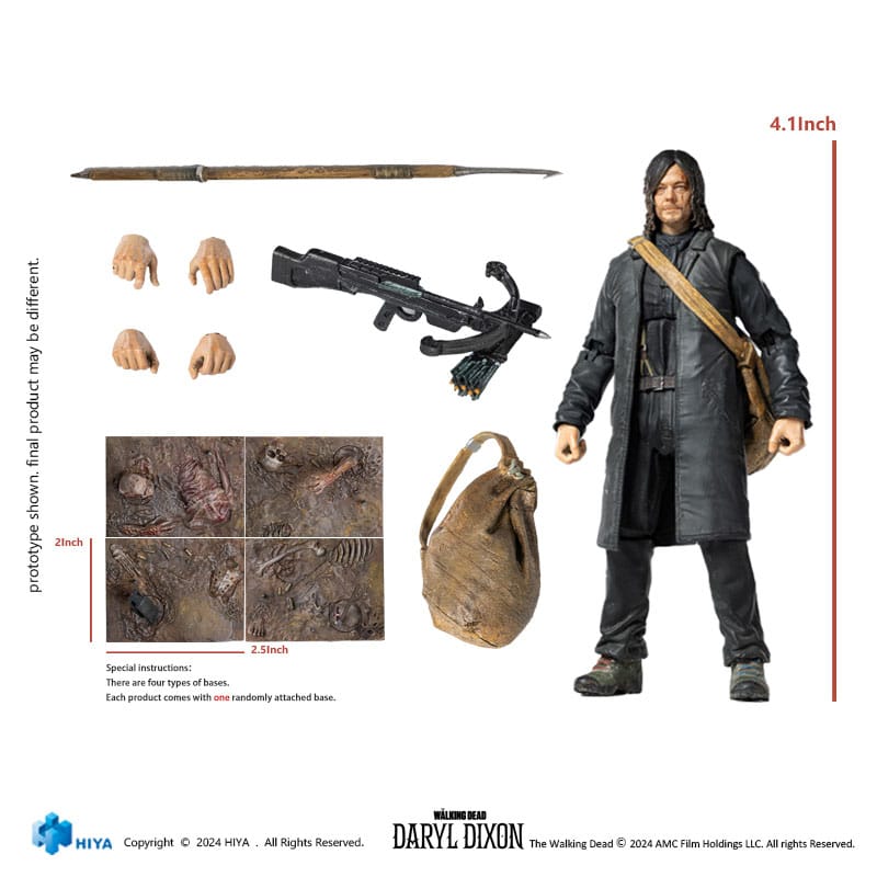 The Walking Dead Exquisite Mini Actionfigur 1/18 Daryl 11 cm - Preorder - ETA: 20.12.2025