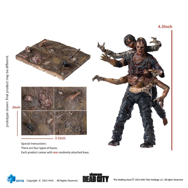 The Walking Dead Exquisite Mini Actionfigur 1/18 Dead City Walker King 11 cm - Preorder - ETA: 20.11.2025