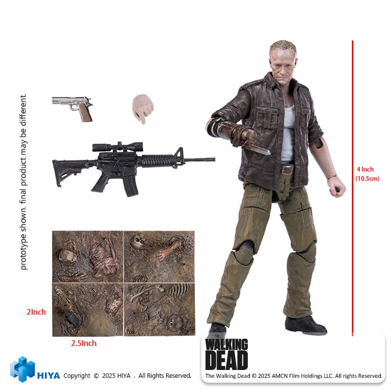 The Walking Dead Exquisite Mini Actionfigur 1/18 Merle 11 cm      - Preorder - ETA: 25.05.2026