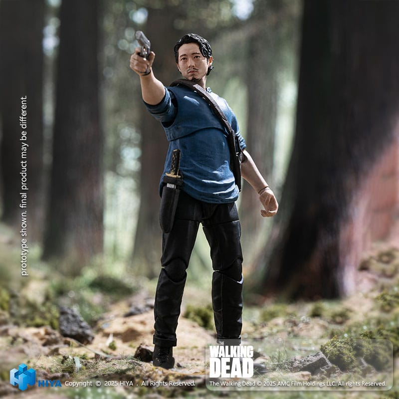 The Walking Dead Exquisite Mini Series Actionfigur 1/18 Glenn 11 cm   - Preorder - ETA: 25.02.2027