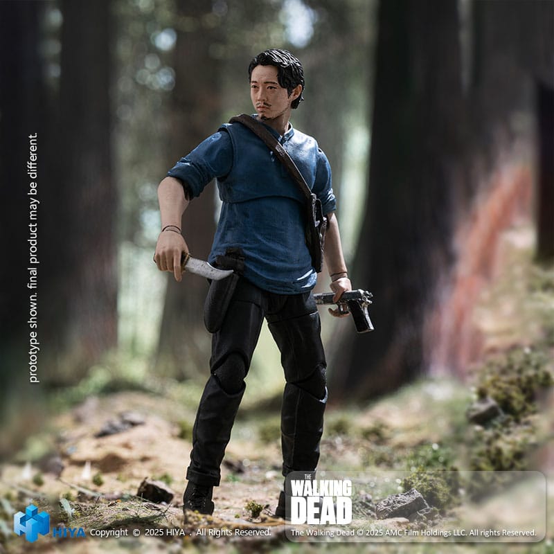 The Walking Dead Exquisite Mini Series Actionfigur 1/18 Glenn 11 cm   - Preorder - ETA: 25.02.2027