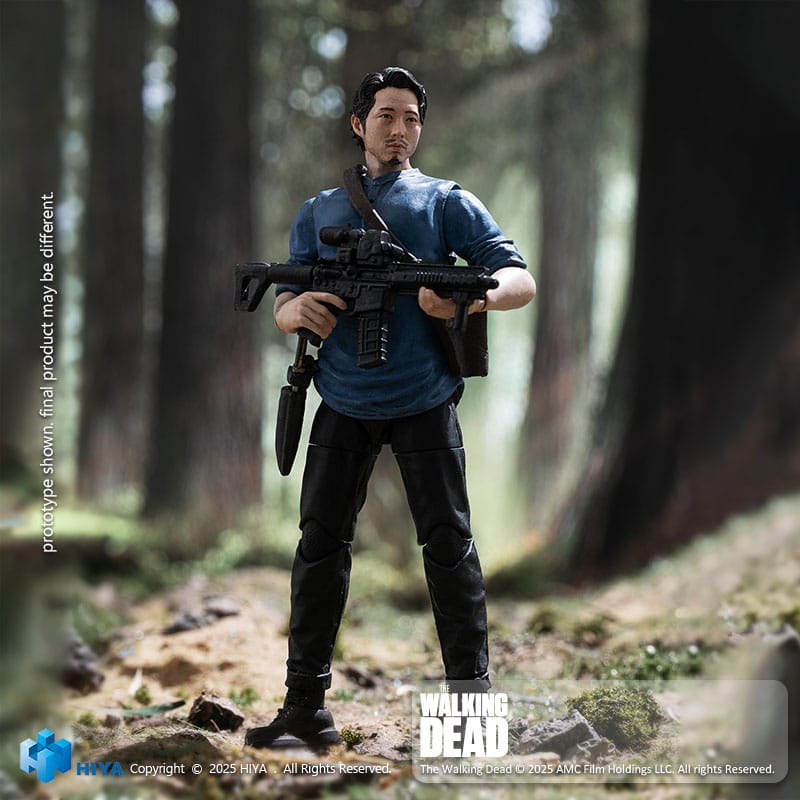 The Walking Dead Exquisite Mini Series Actionfigur 1/18 Glenn 11 cm   - Preorder - ETA: 25.02.2027