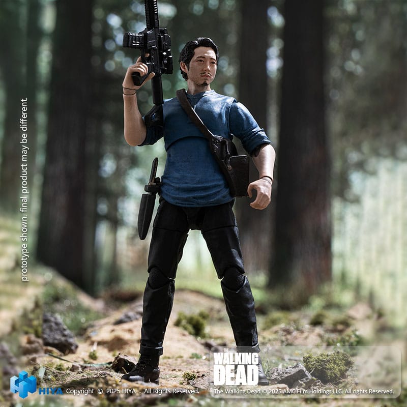The Walking Dead Exquisite Mini Series Actionfigur 1/18 Glenn 11 cm   - Preorder - ETA: 25.02.2027