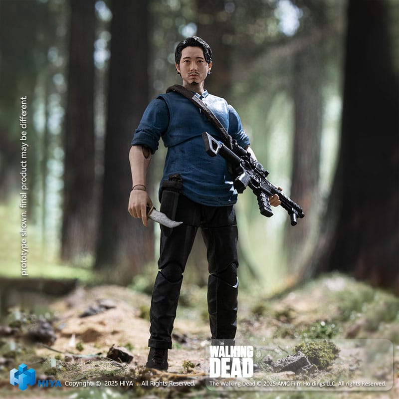 The Walking Dead Exquisite Mini Series Actionfigur 1/18 Glenn 11 cm   - Preorder - ETA: 25.02.2027