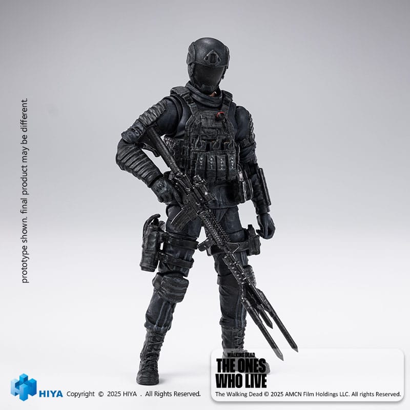 The Walking Dead: The Ones Who Lived Exquisite Mini Actionfigur 1/18 CRM Soldier 10 cm          - Preorder - ETA: 25.08.2026