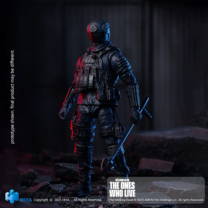 The Walking Dead: The Ones Who Lived Exquisite Mini Actionfigur 1/18 CRM Soldier 10 cm          - Preorder - ETA: 25.08.2026