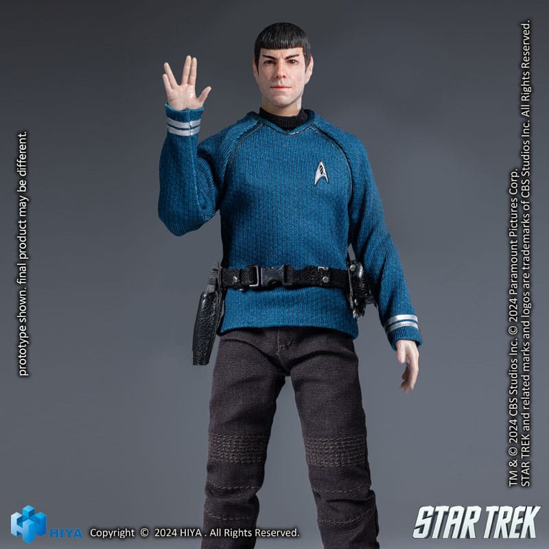 Star Trek 2009 Exquisite Super Series Actionfigur 1/12 Spock 16 cm - Versand: 5-7 Tage nach Bestellung