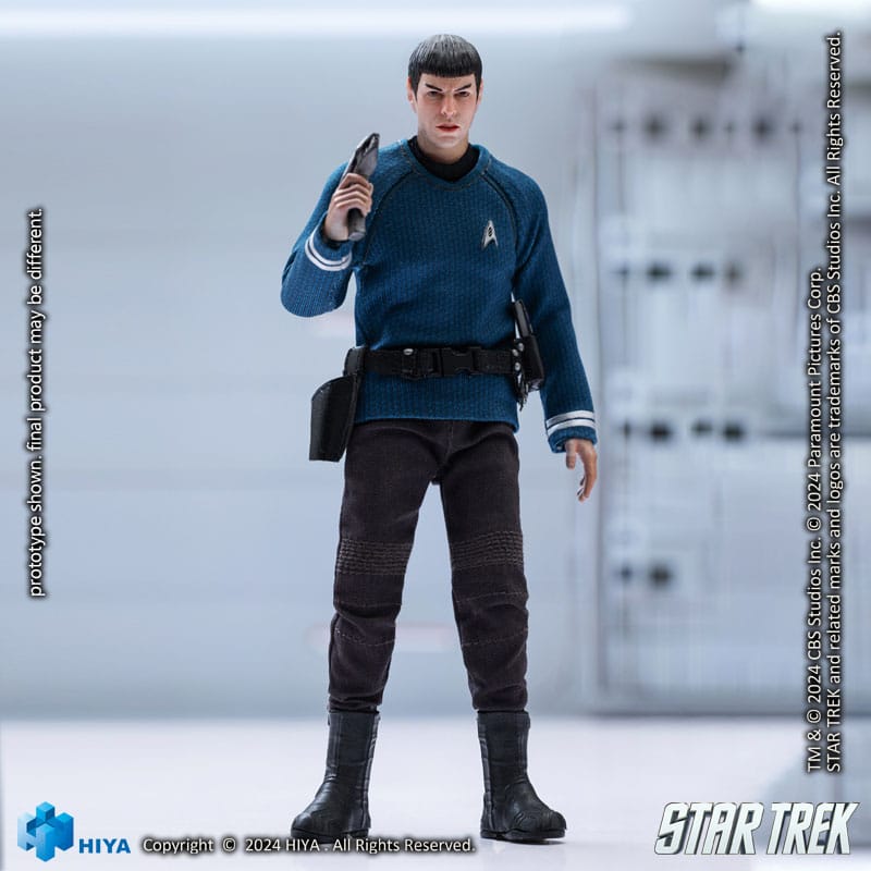 Star Trek 2009 Exquisite Super Series Actionfigur 1/12 Spock 16 cm - Versand: 5-7 Tage nach Bestellung