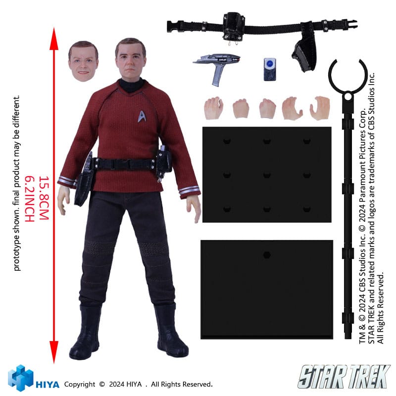 Star Trek 2009 Exquisite Super Series Actionfigur 1/12 Scotty 16 cm     - Preorder - ETA: 20.11.2025