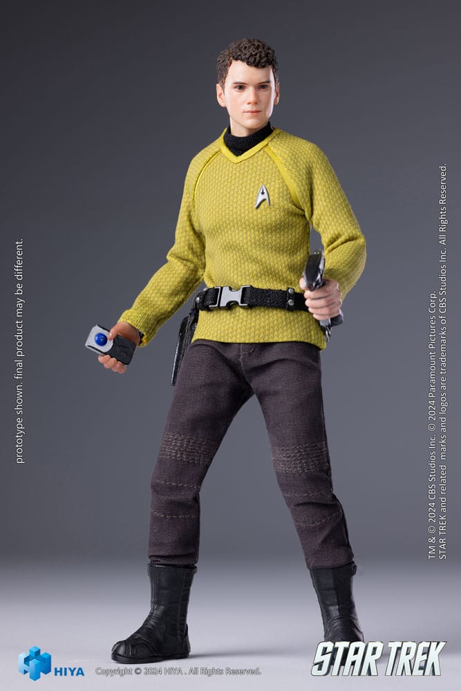 Star Trek 2009 Exquisite Super Series Actionfigur 1/12 Chekov 16 cm - Preorder - ETA: 20.11.2025
