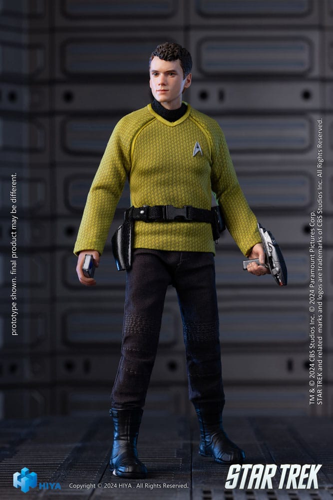 Star Trek 2009 Exquisite Super Series Actionfigur 1/12 Chekov 16 cm - Preorder - ETA: 20.11.2025