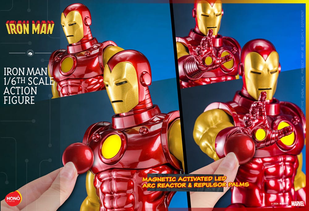 Marvel Actionfigur 1/6 Iron Man 32 cm - Versand: 5-7 Tage nach Bestellung
