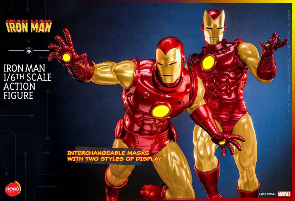 Marvel Actionfigur 1/6 Iron Man 32 cm - Versand: 5-7 Tage nach Bestellung
