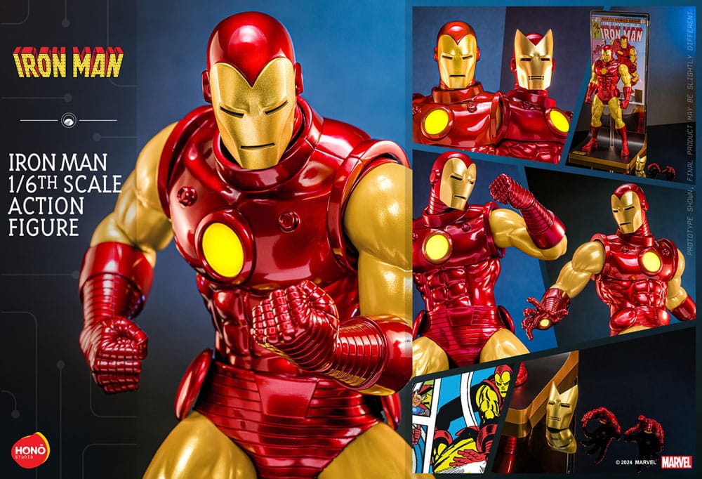Marvel Actionfigur 1/6 Iron Man 32 cm - Versand: 5-7 Tage nach Bestellung