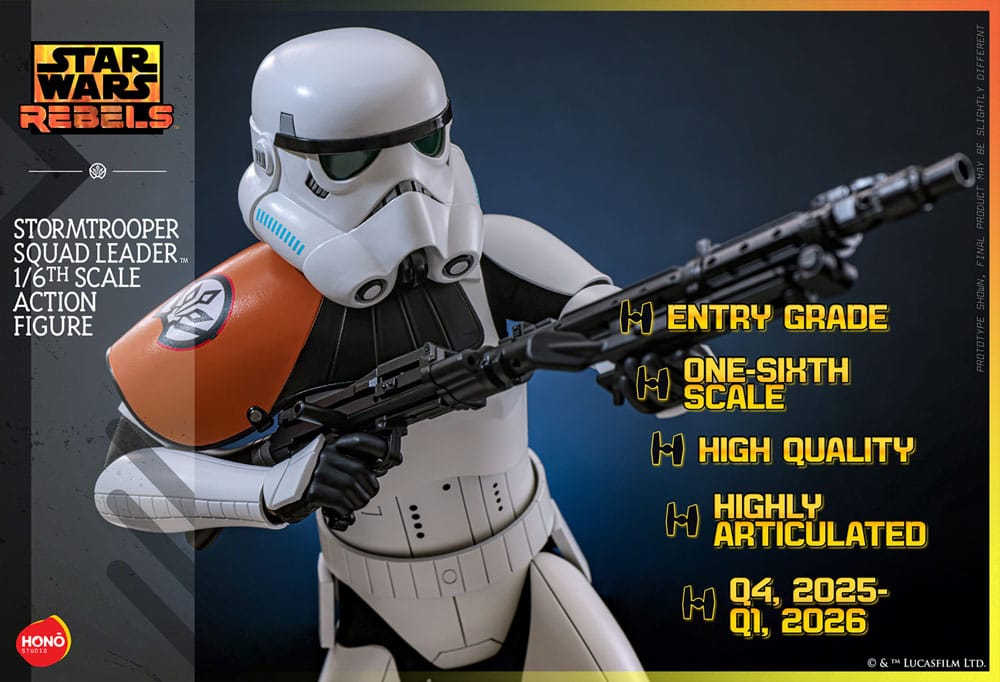 Star Wars: Rebels Actionfigur 1/6 Stormtrooper Squad Leader 28 cm - Preorder - ETA: 25.03.2026