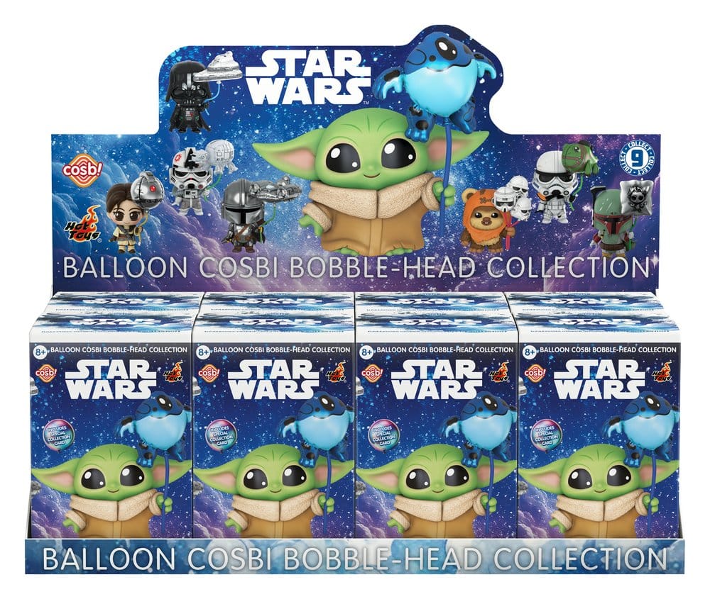 Star Wars Cosbi Minifiguren Balloon 8 cm Blind Box Display (8)               - Preorder - ETA: 08.08.2026