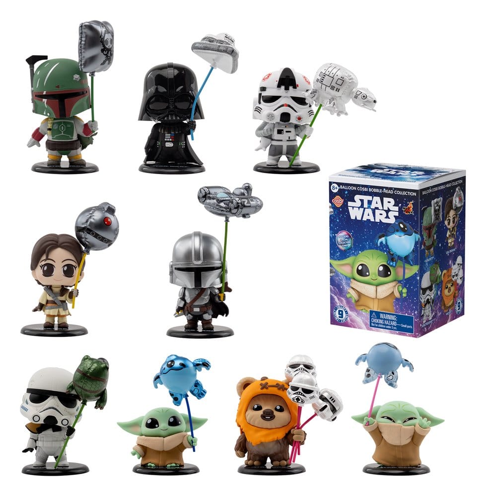 Star Wars Cosbi Minifiguren Balloon 8 cm Blind Box Display (8)               - Preorder - ETA: 08.08.2026