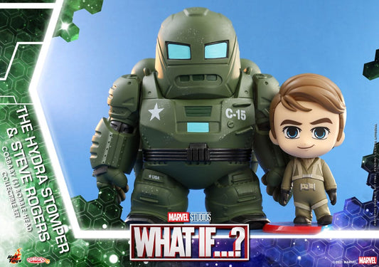 What If...? Cosbaby (S) Minifiguren Hydra Stomper & Steve Rogers 10 cm - Versand: 5-7 Tage nach Bestellung