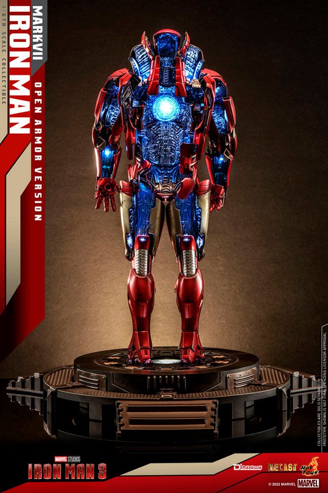 Iron Man 3 Diorama 1/6 Iron Man Mark VII (Open Armor Version) 32 cm - Versand: 5-7 Tage nach Bestellung