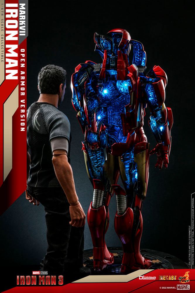 Iron Man 3 Diorama 1/6 Iron Man Mark VII (Open Armor Version) 32 cm - Versand: 5-7 Tage nach Bestellung
