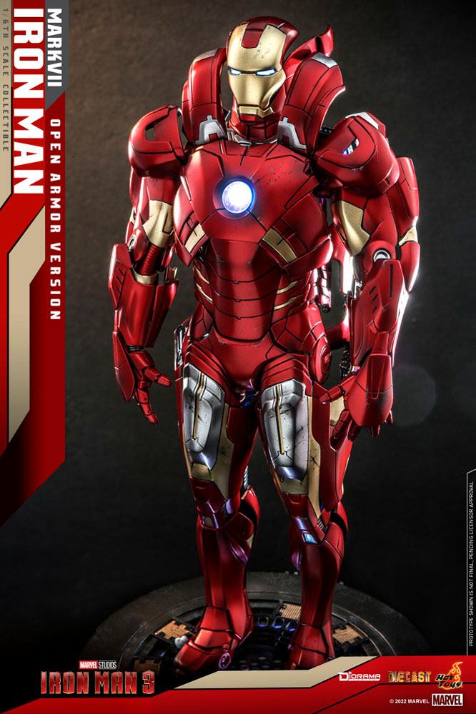 Iron Man 3 Diorama 1/6 Iron Man Mark VII (Open Armor Version) 32 cm - Versand: 5-7 Tage nach Bestellung