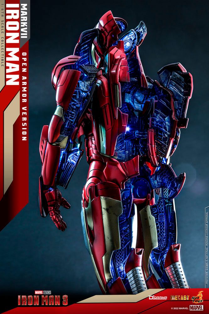 Iron Man 3 Diorama 1/6 Iron Man Mark VII (Open Armor Version) 32 cm - Versand: 5-7 Tage nach Bestellung