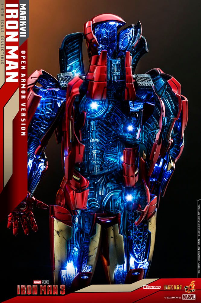 Iron Man 3 Diorama 1/6 Iron Man Mark VII (Open Armor Version) 32 cm - Versand: 5-7 Tage nach Bestellung