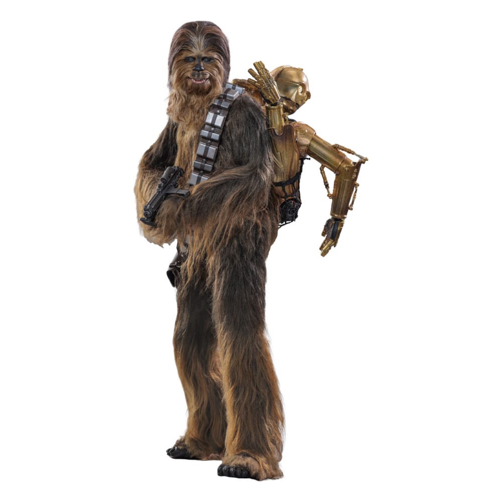 Star Wars Episode V Movie Masterpiece Actionfigur 1/6 Chewbacca with Disassembled C-3PO 36 cm - Preorder - ETA: Ende 11.2025