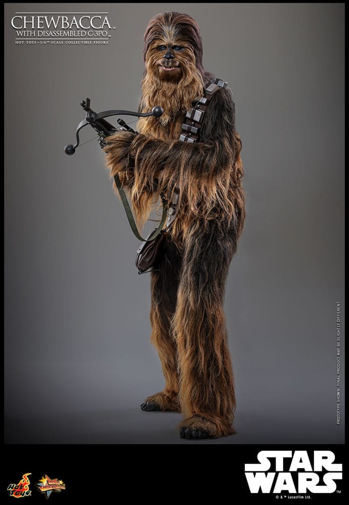 Star Wars Episode V Movie Masterpiece Actionfigur 1/6 Chewbacca with Disassembled C-3PO 36 cm - Preorder - ETA: Ende 11.2025