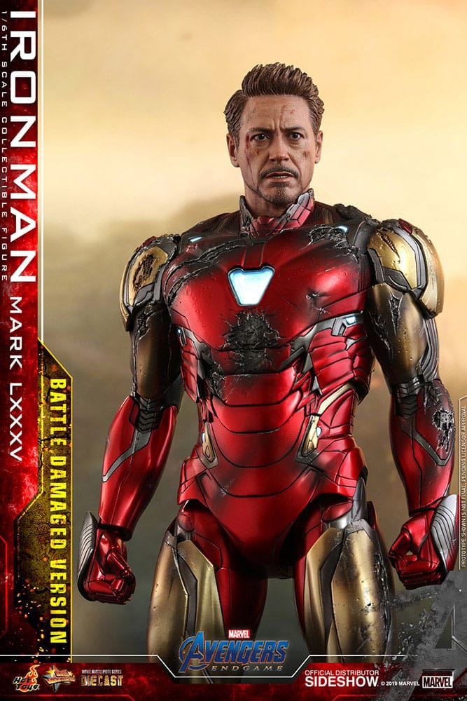 Avengers: Endgame Movie Masterpiece Diecast Actionfigur 1/6 Iron Man Mark LXXXV (Battle Damaged Version) Special Edition 32 cm - Preorder - ETA: 25.11.2026