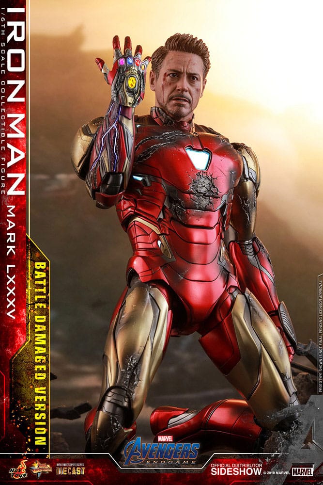 Avengers: Endgame Movie Masterpiece Diecast Actionfigur 1/6 Iron Man Mark LXXXV (Battle Damaged Version) Special Edition 32 cm - Preorder - ETA: 25.11.2026