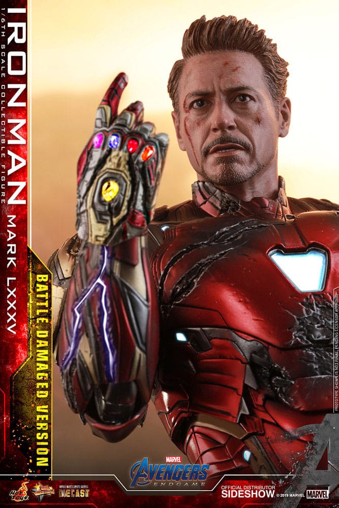 Avengers: Endgame Movie Masterpiece Diecast Actionfigur 1/6 Iron Man Mark LXXXV (Battle Damaged Version) Special Edition 32 cm - Preorder - ETA: 25.11.2026
