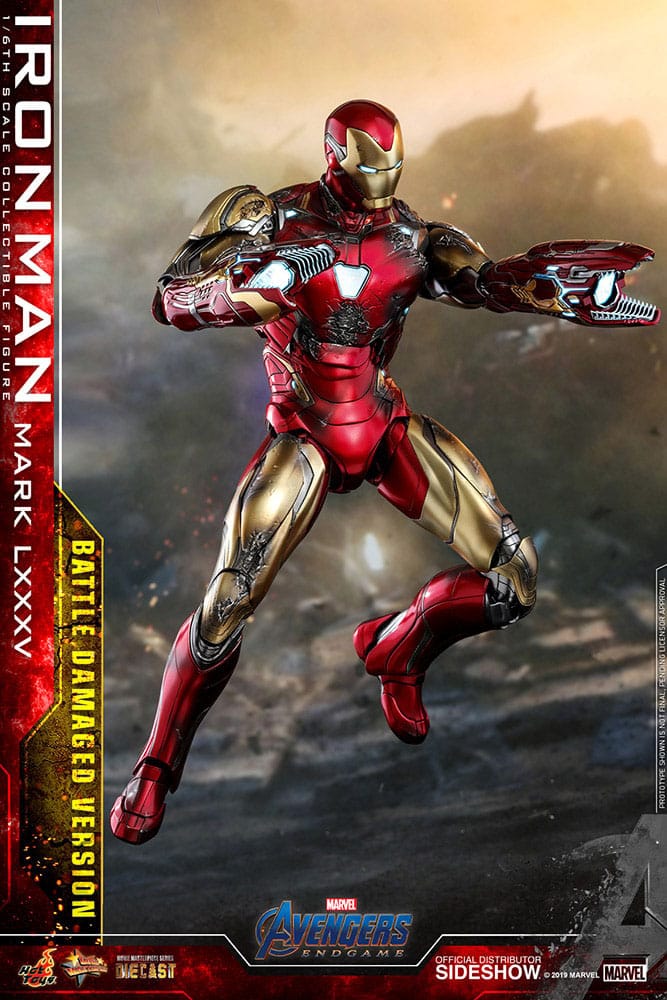 Avengers: Endgame Movie Masterpiece Diecast Actionfigur 1/6 Iron Man Mark LXXXV (Battle Damaged Version) Special Edition 32 cm - Preorder - ETA: 25.11.2026