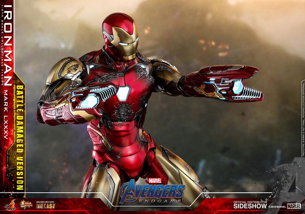 Avengers: Endgame Movie Masterpiece Diecast Actionfigur 1/6 Iron Man Mark LXXXV (Battle Damaged Version) Special Edition 32 cm - Preorder - ETA: 25.11.2026