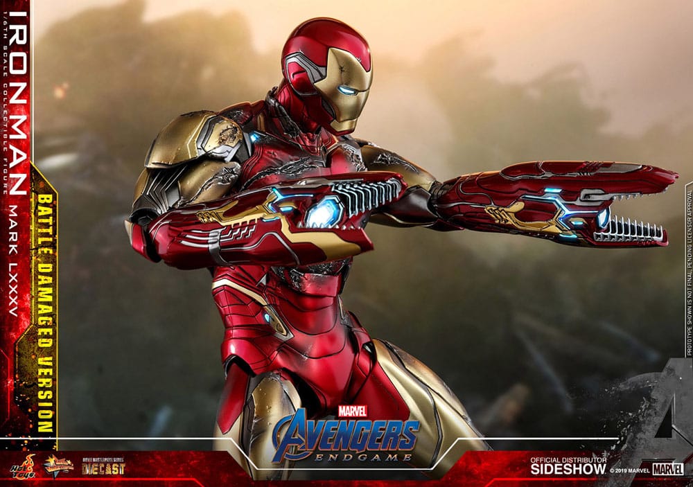 Avengers: Endgame Movie Masterpiece Diecast Actionfigur 1/6 Iron Man Mark LXXXV (Battle Damaged Version) Special Edition 32 cm - Preorder - ETA: 25.11.2026