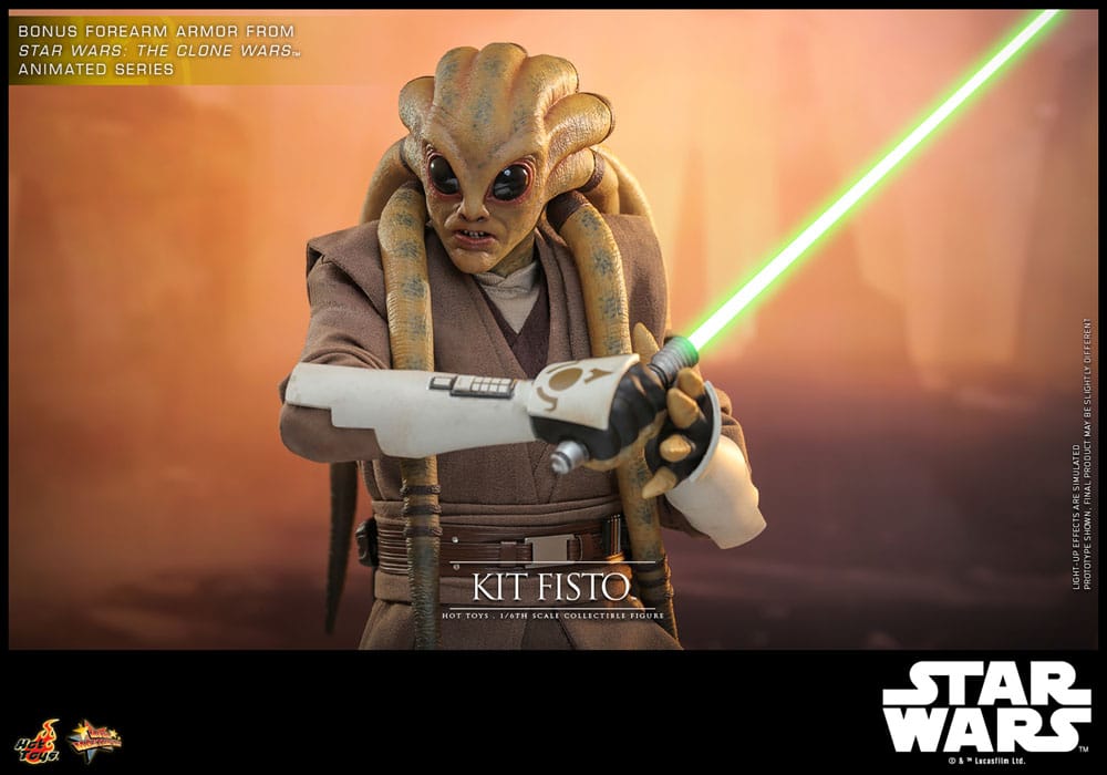 Star Wars Movie Masterpiece Actionfigur 1/6 Kit Fisto 32 cm - Preorder - ETA: Ende 11.2025