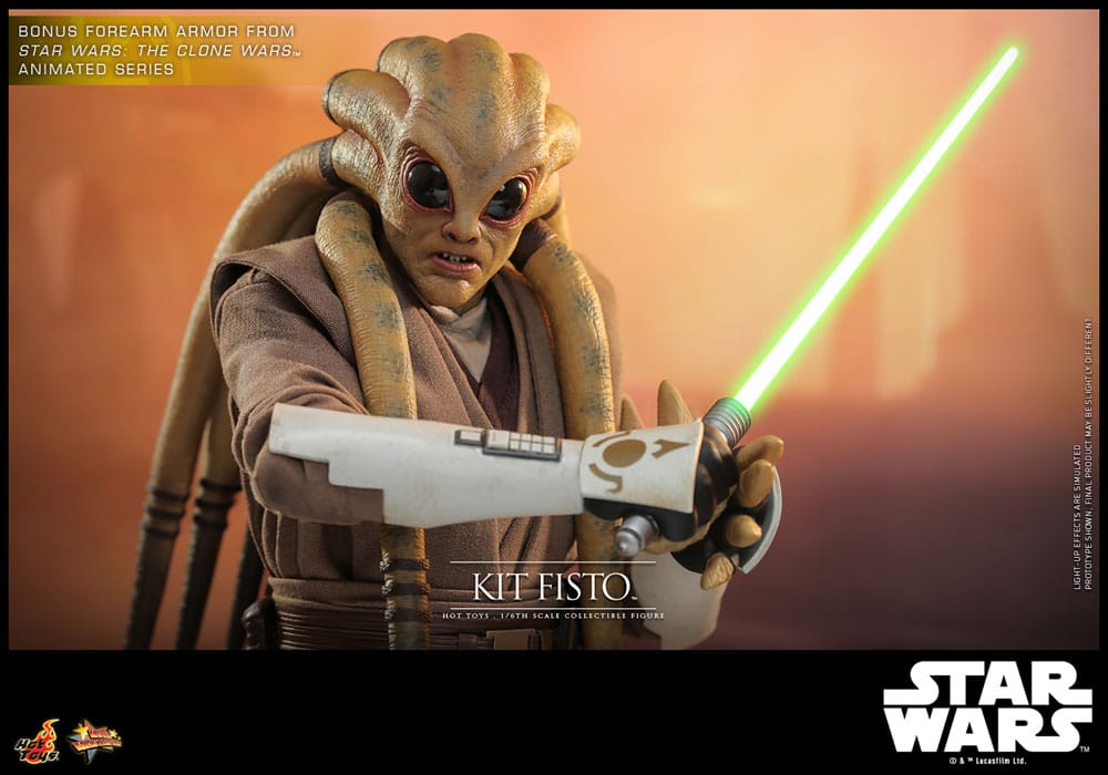 Star Wars Movie Masterpiece Actionfigur 1/6 Kit Fisto 32 cm - Preorder - ETA: Ende 11.2025