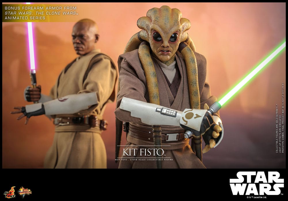 Star Wars Movie Masterpiece Actionfigur 1/6 Kit Fisto 32 cm - Preorder - ETA: Ende 11.2025