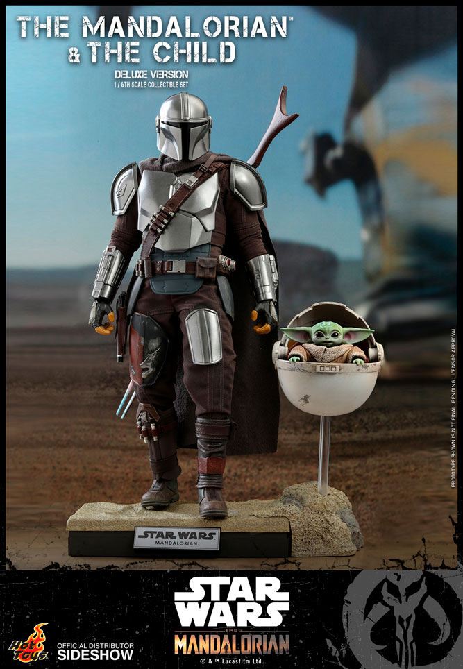 Star Wars The Mandalorian Actionfiguren Doppelpack 1/6 The Mandalorian & The Child Deluxe 30 cm - Preorder - ETA: 25.03.2027