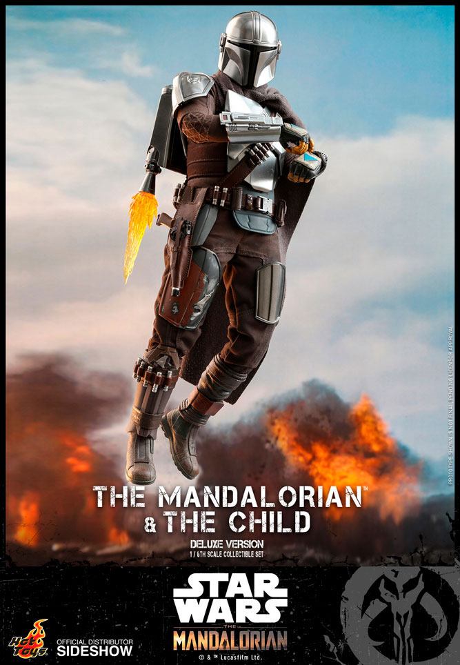 Star Wars The Mandalorian Actionfiguren Doppelpack 1/6 The Mandalorian & The Child Deluxe 30 cm - Preorder - ETA: 25.03.2027