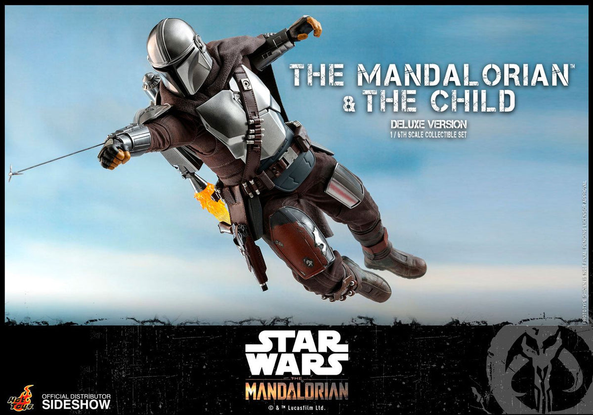 Star Wars The Mandalorian Actionfiguren Doppelpack 1/6 The Mandalorian & The Child Deluxe 30 cm - Preorder - ETA: 25.03.2027