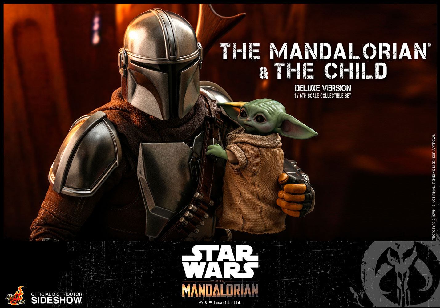 Star Wars The Mandalorian Actionfiguren Doppelpack 1/6 The Mandalorian & The Child Deluxe 30 cm - Preorder - ETA: 25.03.2027
