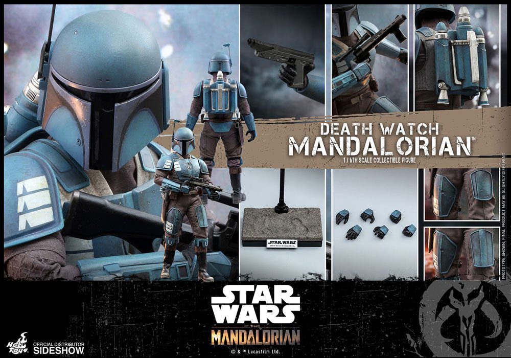 Star Wars The Mandalorian Actionfigur 1/6 Death Watch Mandalorian 30 cm - Versand: 5-7 Tage nach Bestellung
