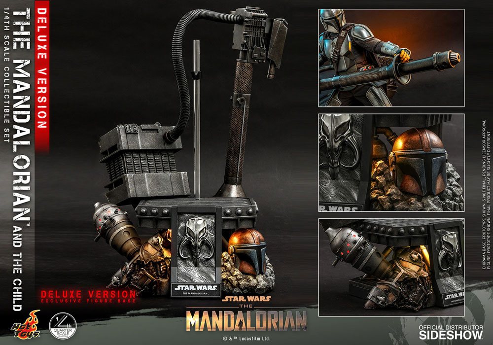 Star Wars The Mandalorian Actionfiguren Doppelpack 1/4 The Mandalorian & The Child Deluxe 46 cm - Preorder - ETA: 24.07.2026