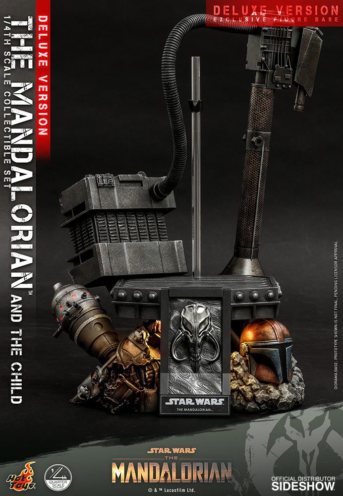 Star Wars The Mandalorian Actionfiguren Doppelpack 1/4 The Mandalorian & The Child Deluxe 46 cm - Preorder - ETA: 24.07.2026