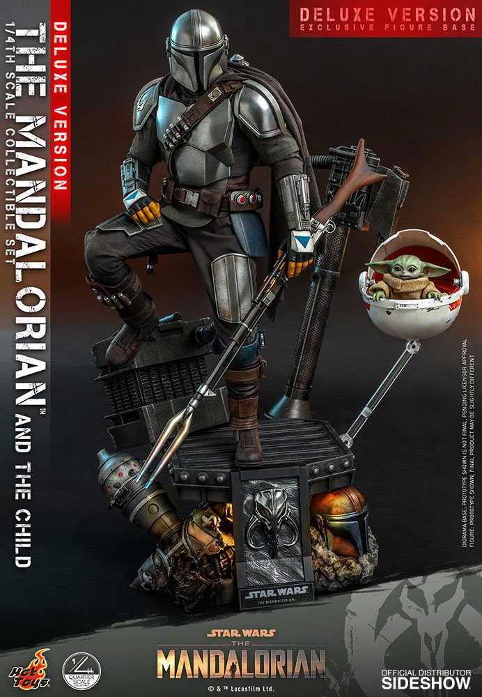 Star Wars The Mandalorian Actionfiguren Doppelpack 1/4 The Mandalorian & The Child Deluxe 46 cm - Preorder - ETA: 24.07.2026