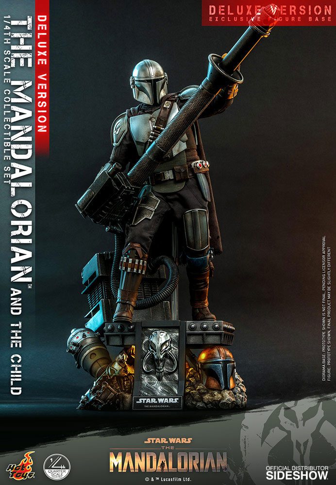 Star Wars The Mandalorian Actionfiguren Doppelpack 1/4 The Mandalorian & The Child Deluxe 46 cm - Preorder - ETA: 24.07.2026