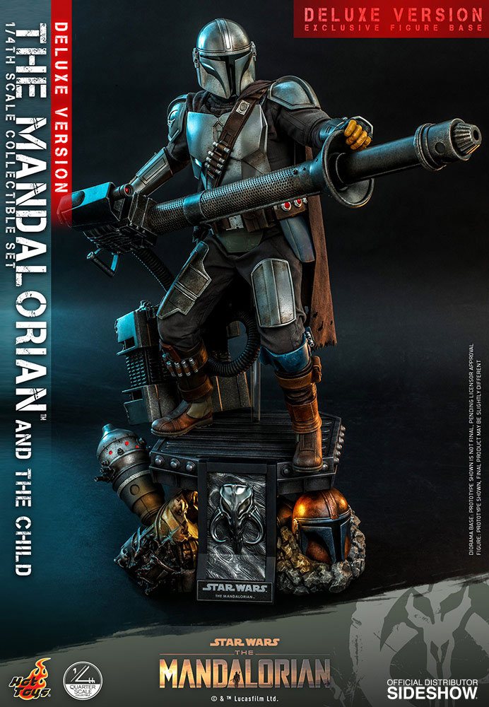 Star Wars The Mandalorian Actionfiguren Doppelpack 1/4 The Mandalorian & The Child Deluxe 46 cm - Preorder - ETA: 24.07.2026